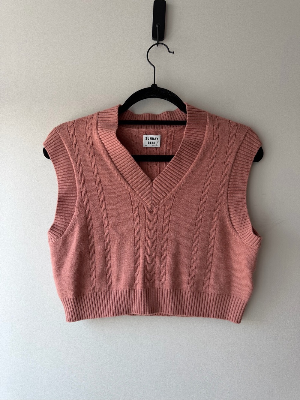 Sunday Best Aritzia Winston Cropped Sweater Vest